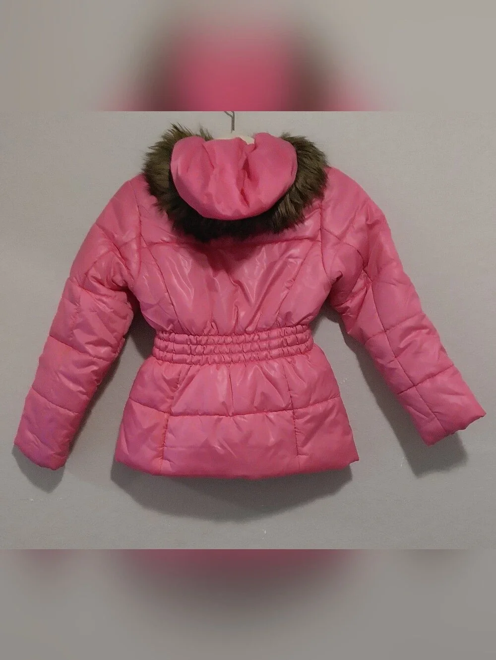 Girls' Lightweight Pink Cape Jacket - Brand Unspecified
